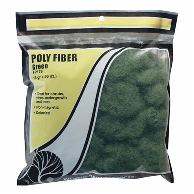Woodland Scenics Poly Fiber Green - FP178
