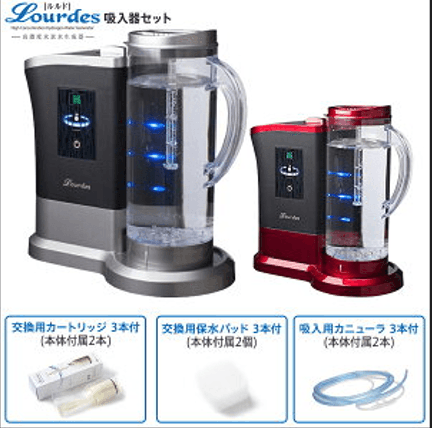 Lourdes Premium Hydrogen Water Generator + Cartridge and water retaining pad etc.