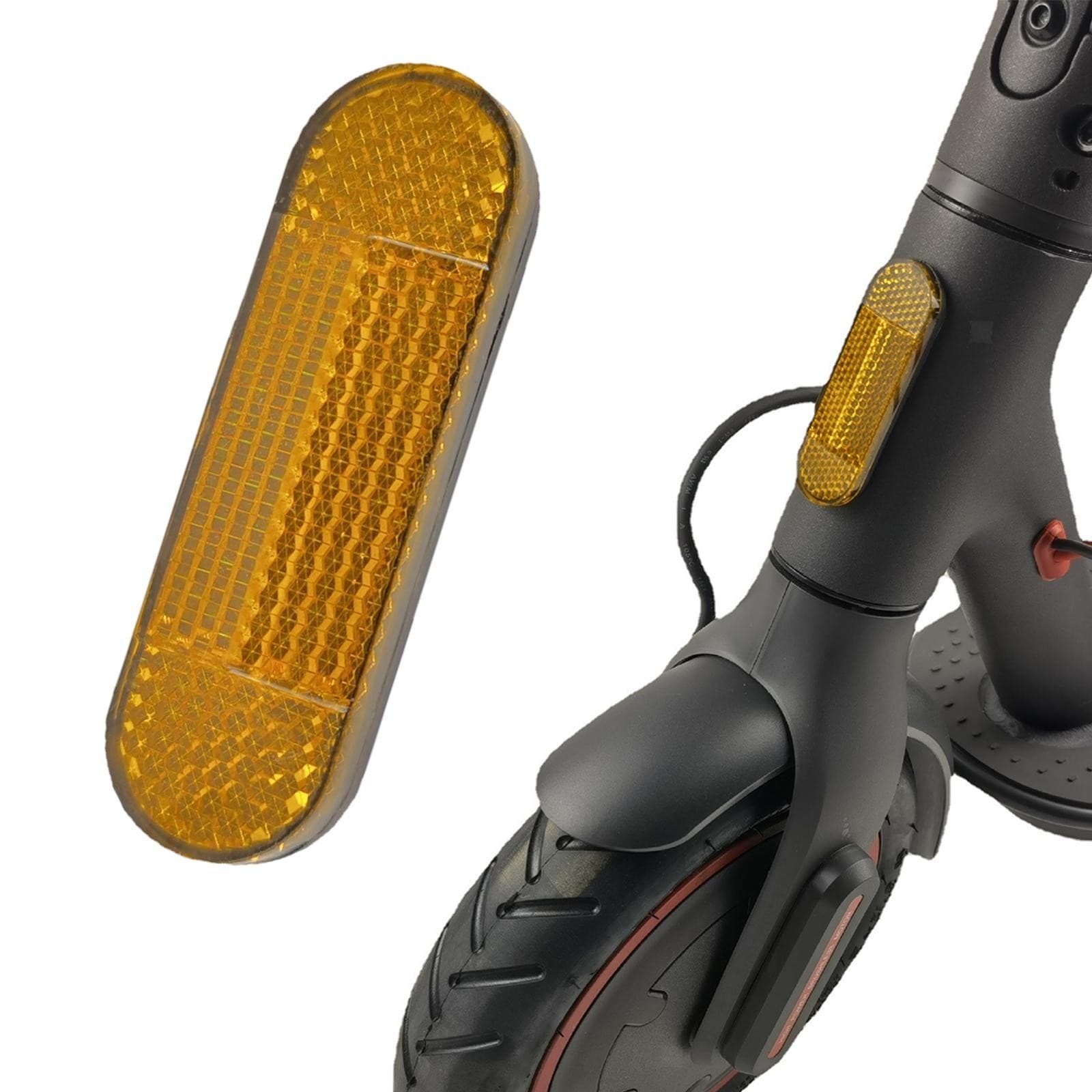 Amber Reflector Warning Reflectors Night Riding Self- Warning Strip Night