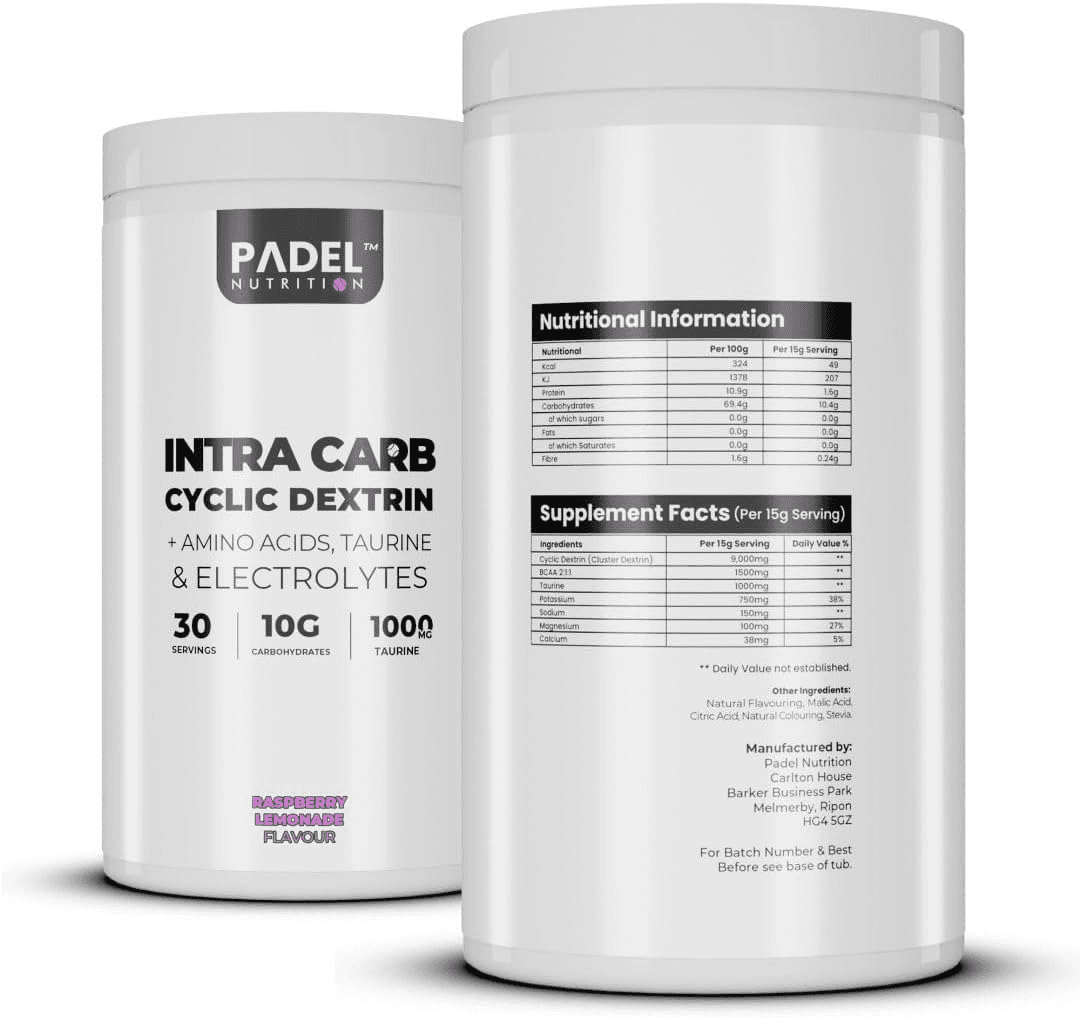 Intra CARB Supplement for Padel Tennis - 30 Servings | Intra Match Fuel with Clu view 2