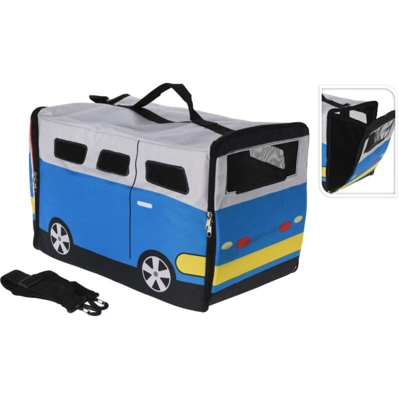 TRANSPORTER DLA ZWIERZAKA 52X30X32,5CM PET BUS NIEBIESKI TRANSPORTER DLA ZWIERZA