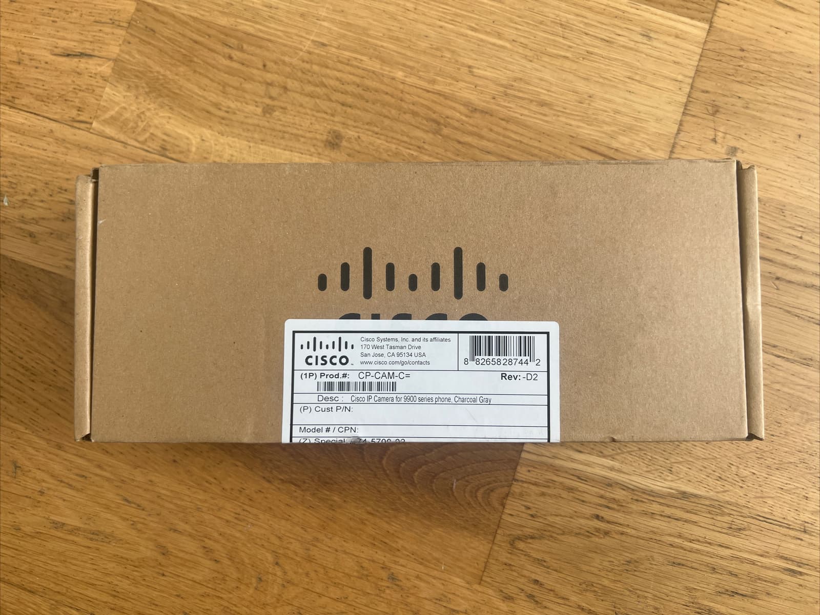 Cisco Unified Video Camera CP-CAM-C for 9900 Series IP Phones Charcoal Gray NEW