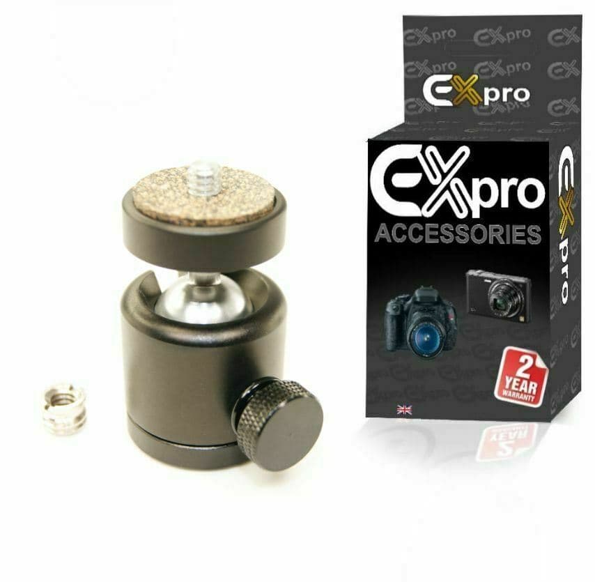 Ex-Pro® Professional Quality Mini Ball head with Lock