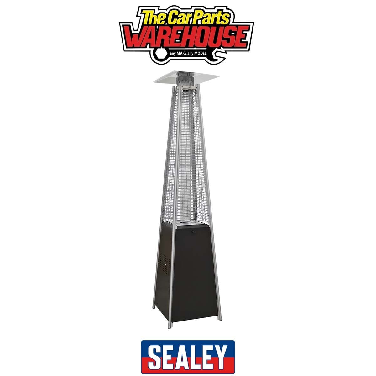 Sealey DG98 Dellonda Pyramid Gas Outdoor Garden Patio Heater 13kW Commer