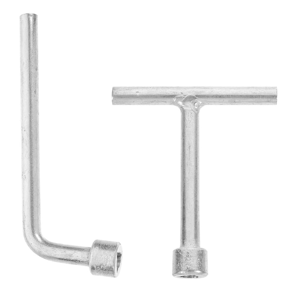 2 Pcs Lamp Post Key Triangular Head Bolt Wrench Triangle Screw