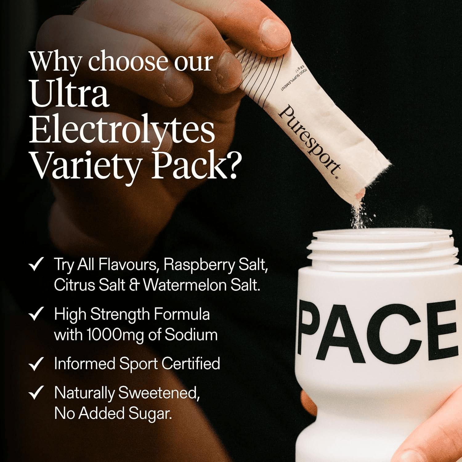 Ultra Electrolytes Hydration Variety Pack (15 Pack) | Watermelon| Citrus and Raspb view 2