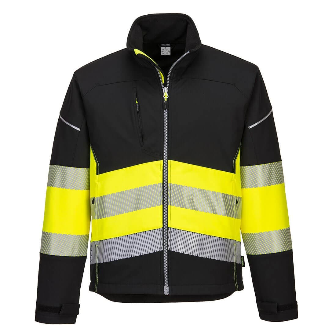 5036108348084 KURTKA OSTRZEGAWCZA SOFTSHELL  PW375BKY ROZMIAR S PORTWEST