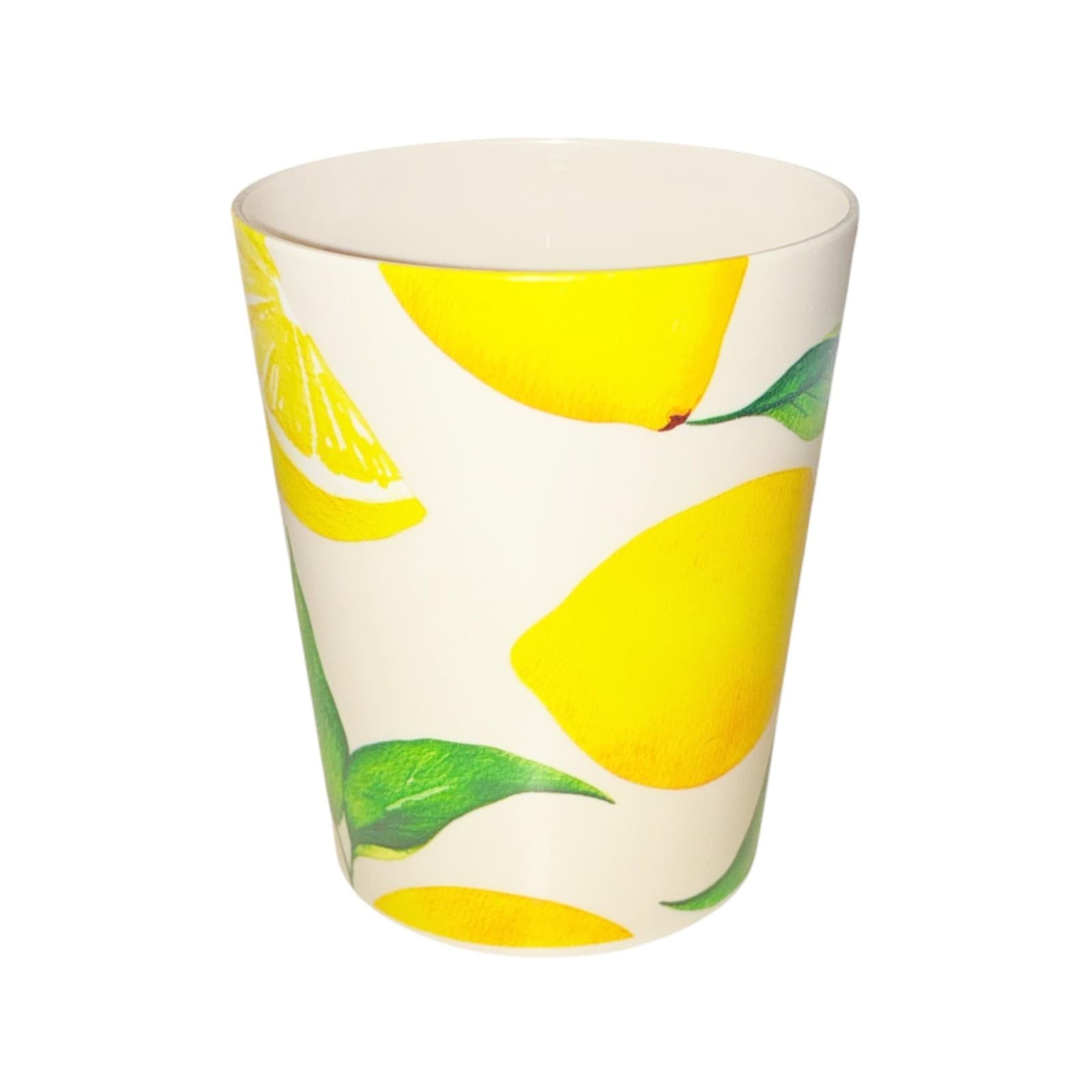 Lemon Reusable Plastic Tumbler Cup 325ml Ideal for Outdoor Picnic BBQ