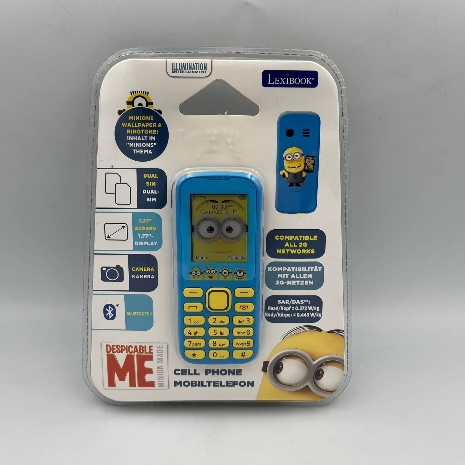 Minion Lexibook Mobile Phone Disney Dual Sim Unlocked All Networks Except Three