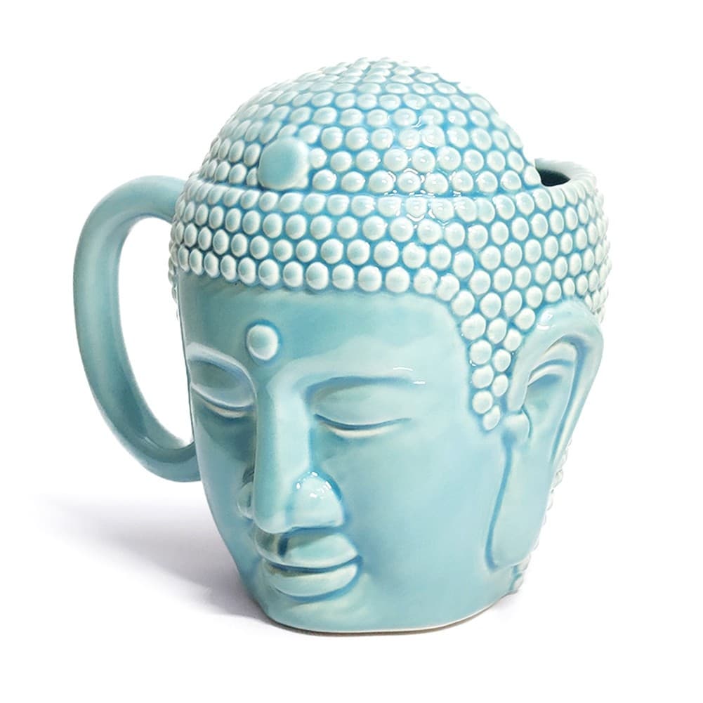 5X(Coffee Cup Tathagata Buddha Shape  Buddha'S Head Cup Buddha Head Cup4660