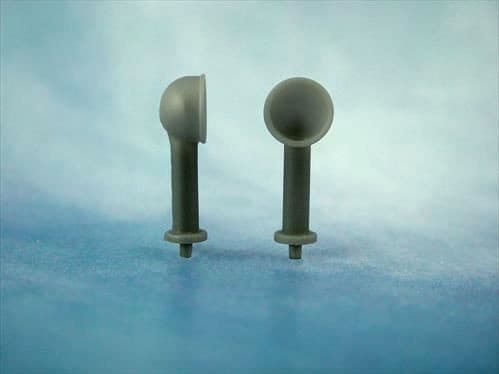 Radio Active Cowl Ventilators (Resin) 7.5 - H18mm(Pk2)