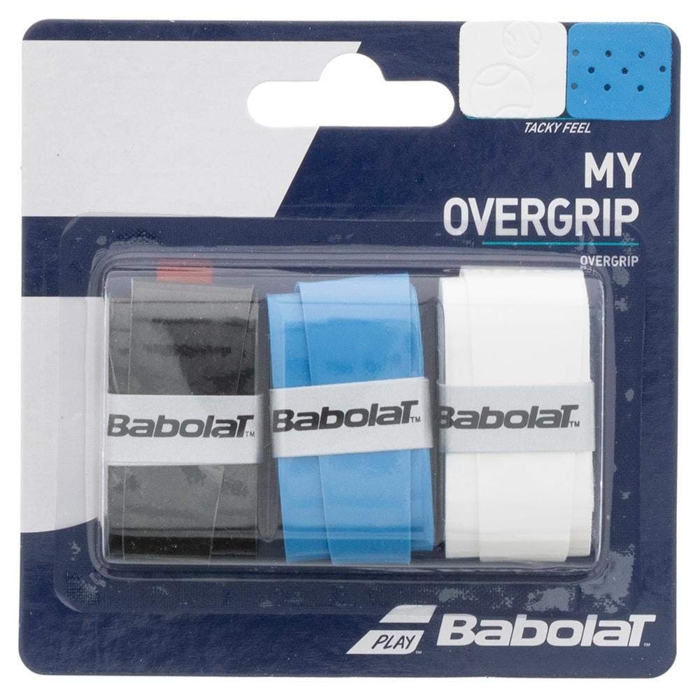 Babolat| Highly Absorbent Tennis OverGrip| My Unique| Black/blue/white