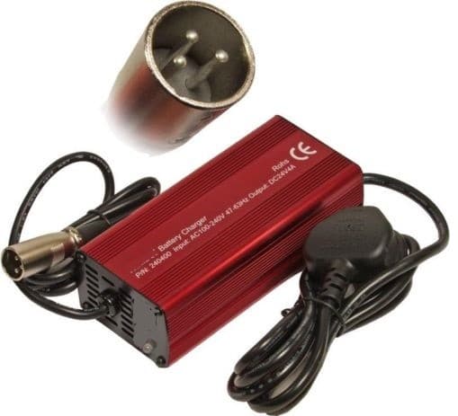 24V 2A  Mobility Scooter Wheelchair Battery Charger Connect and Forget