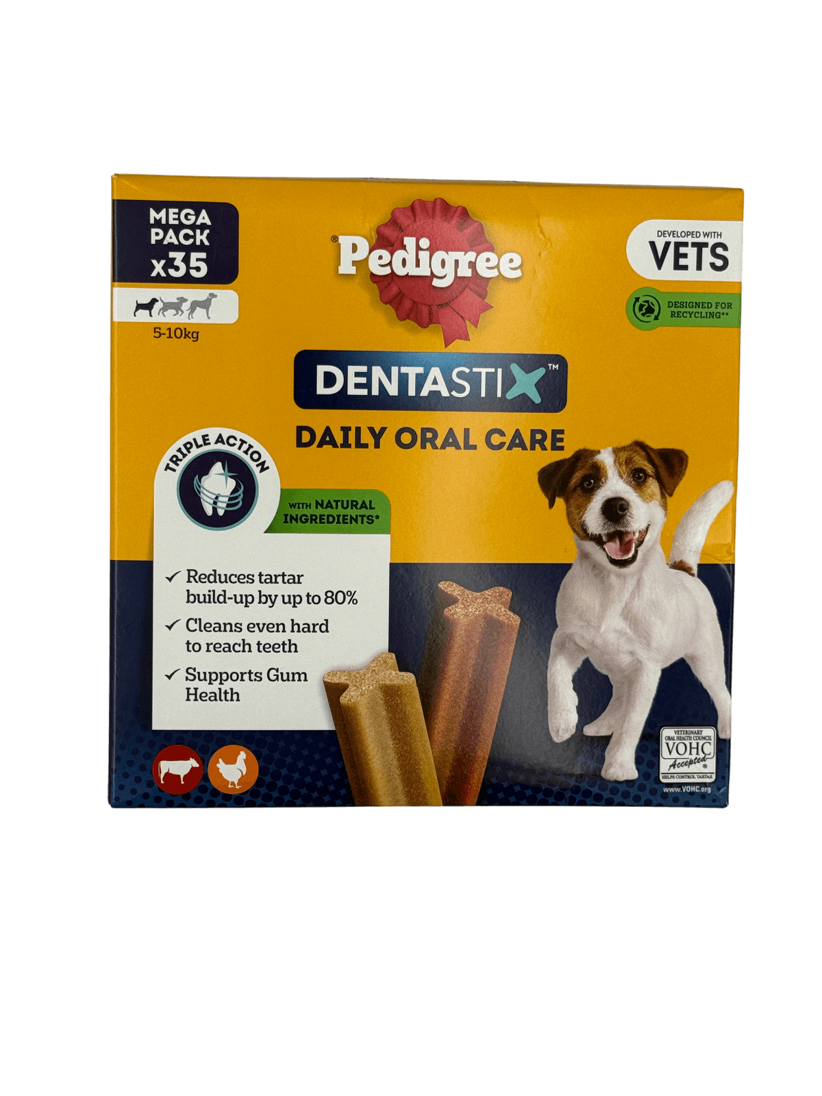 Pedigree Dentastix Daily Small Dog Treats 35 Dental Sticks