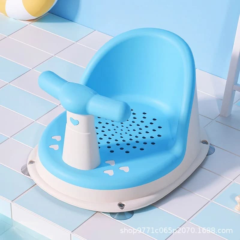 Bath Chair for Kids - Portable Shower Seat for Newborns - Comfortable Bathing