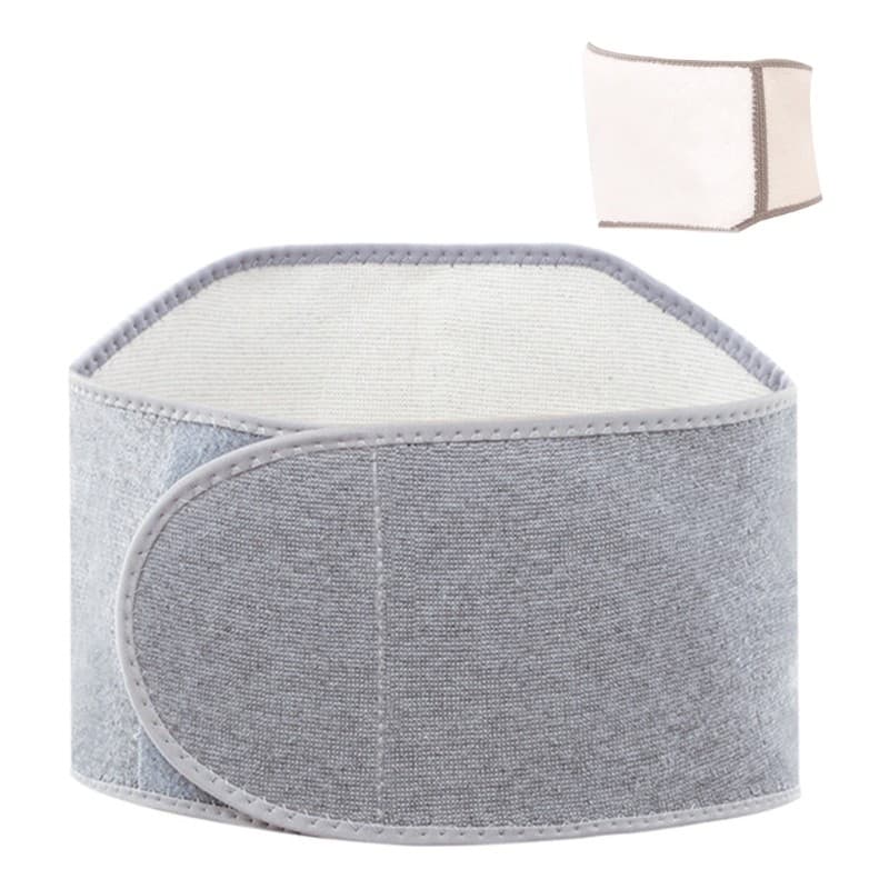 Fleece Lined Waist Belt Comfort Warmth Thicken Waist Warmer Pressure Waistband