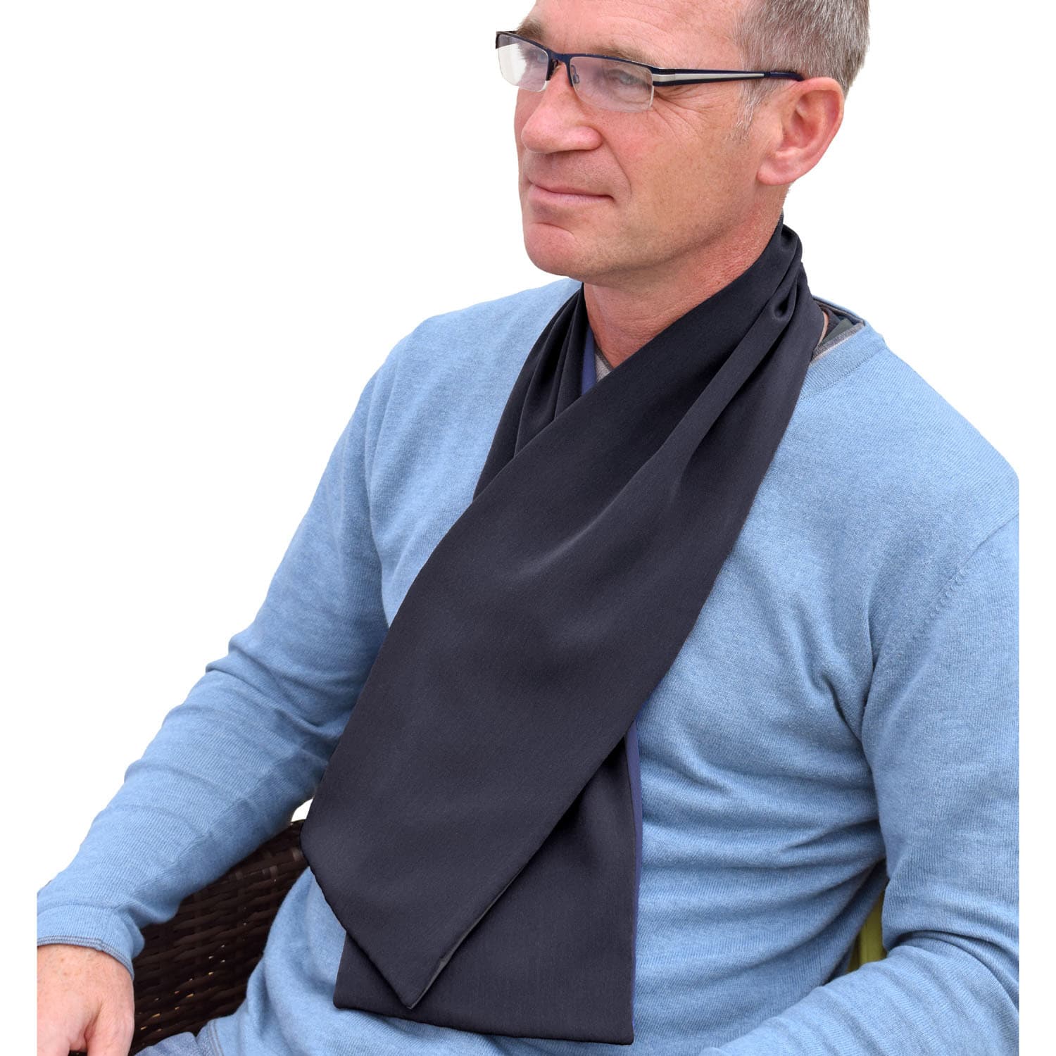 Care Designs - Cross Scarf Clothing Protector and Special Needs Adult Bib