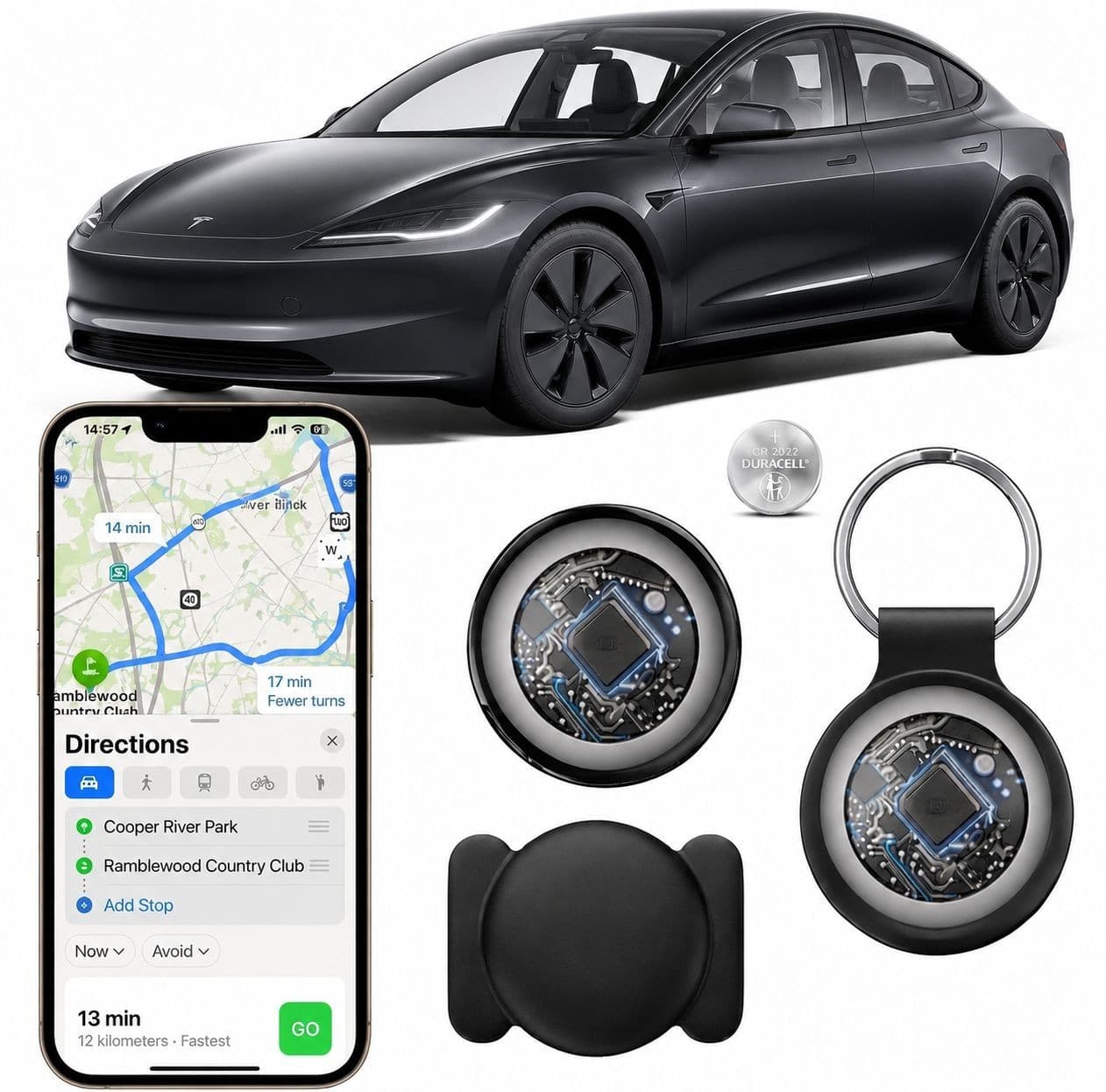 Mini GPS Car Tracker Portable Magnetic Vehicle Bike Tracking Device Wireless UK