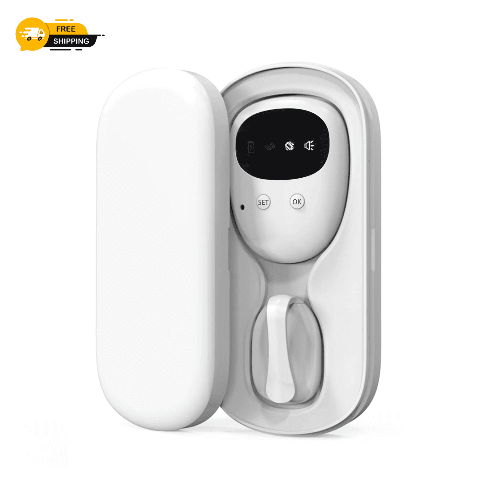 Wireless Bedwetting Alarm Pee Alarm with Receiver for Boys Grils Kids Potty Trai