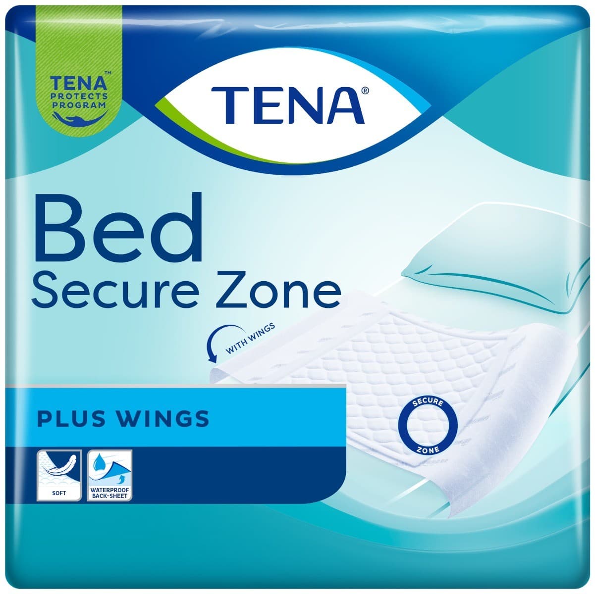TENA Bed Plus Wings 180x80 - Pack of 20