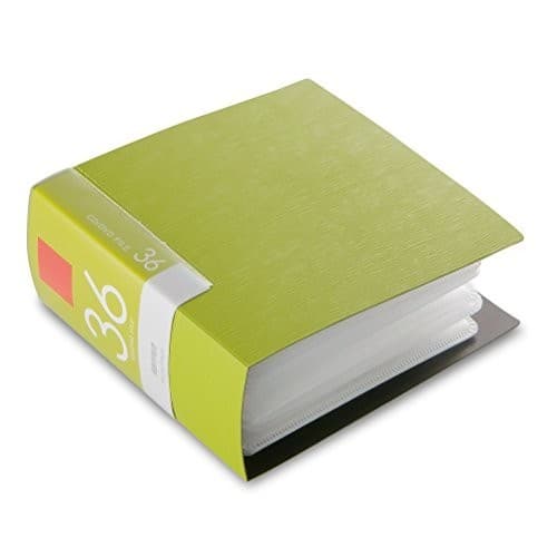 Buffalo BUFFALO CD/DVD File Case Book Type Holds 36 Discs Green BSCD01F36GRfrom