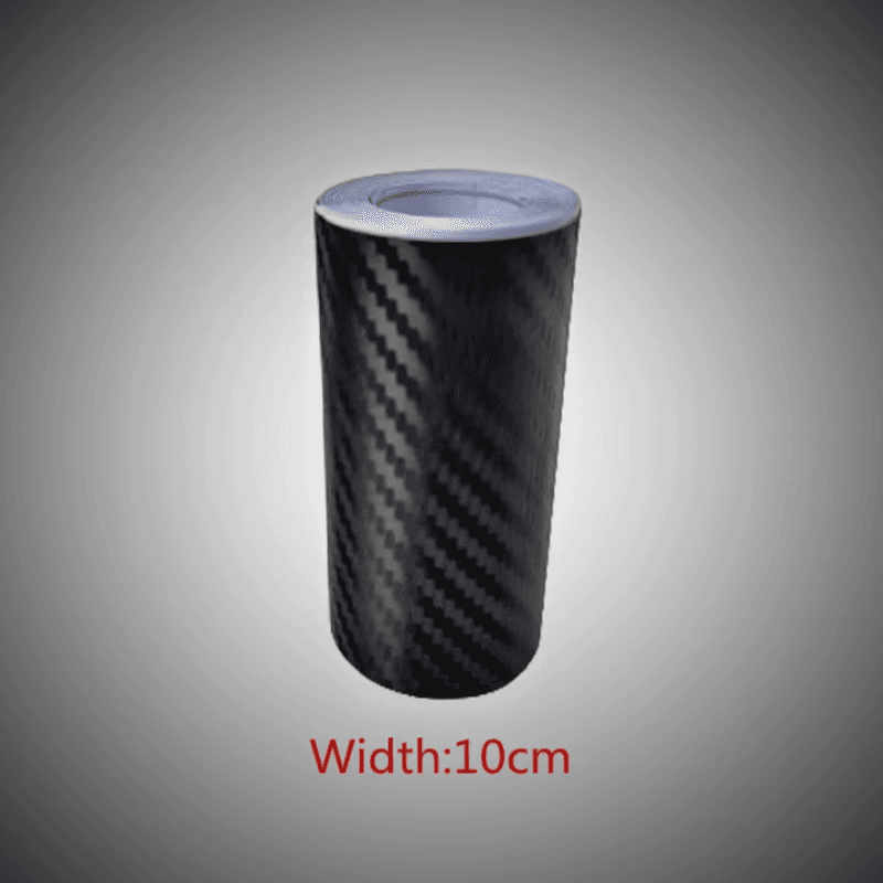 Nano Carbon Fiber Car Stickers DIY Paste Protector Strip Auto Door Sill Side Mir