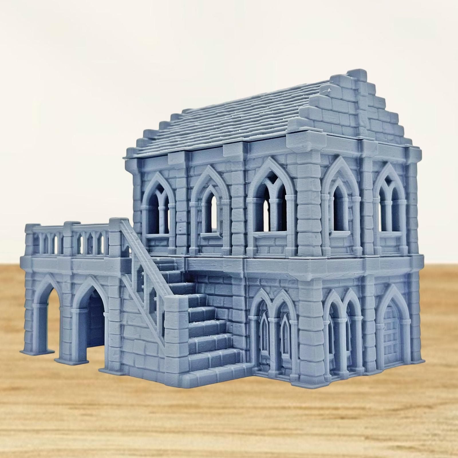 Medieval Miniature Building Terrain Residential Building Table Game Decoration