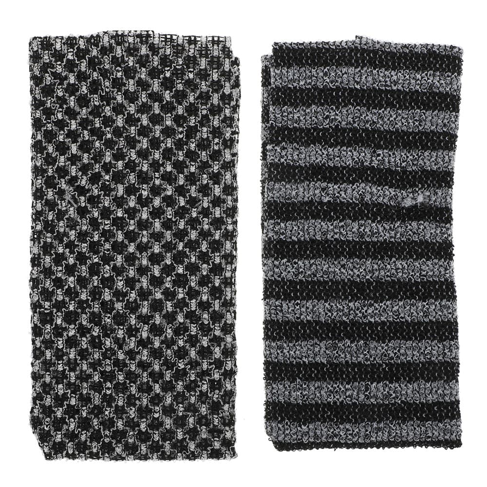 2 Pcs Blissal Exfoliating Shower Towel Back Scrubber Bath Man view 2