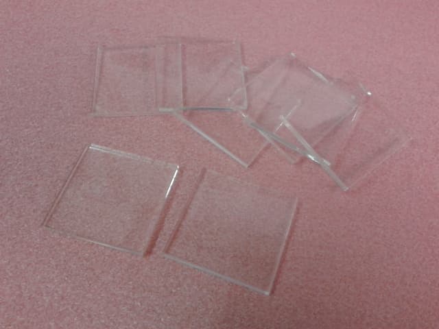 Pack of 25 Laser Cut 2 and 3mm Clear Acrylic Square Various Sizes Choose From List