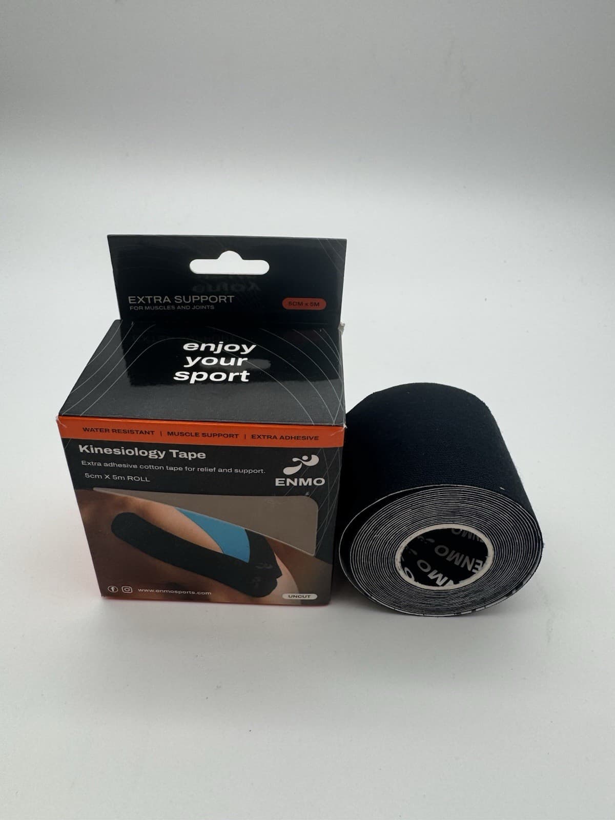Enmo Kinesiology Sports Tape - 5m Roll | Physio and Sports Injury Muscle Tape