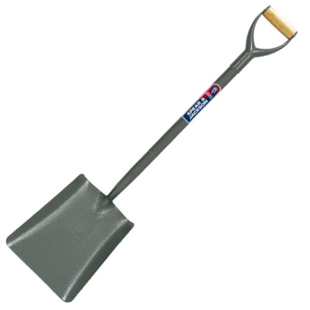 Spear and Jackson 2002AR Square Mouth No2 Shovel Tubular All Steel Garden Tool