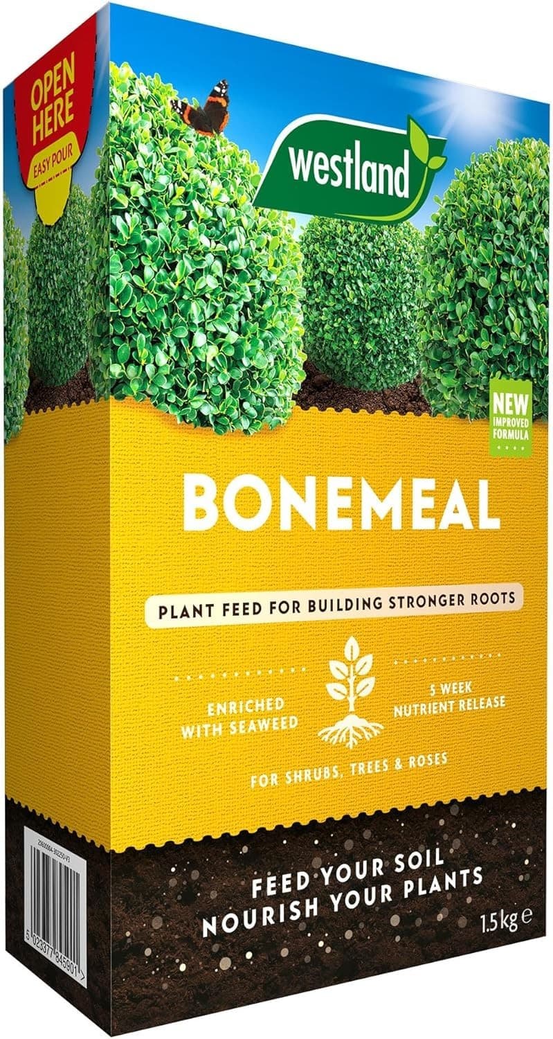 Westland Bone Meal Root Builder 1.5kg Natural Feed Stronger Roots Ready To Use