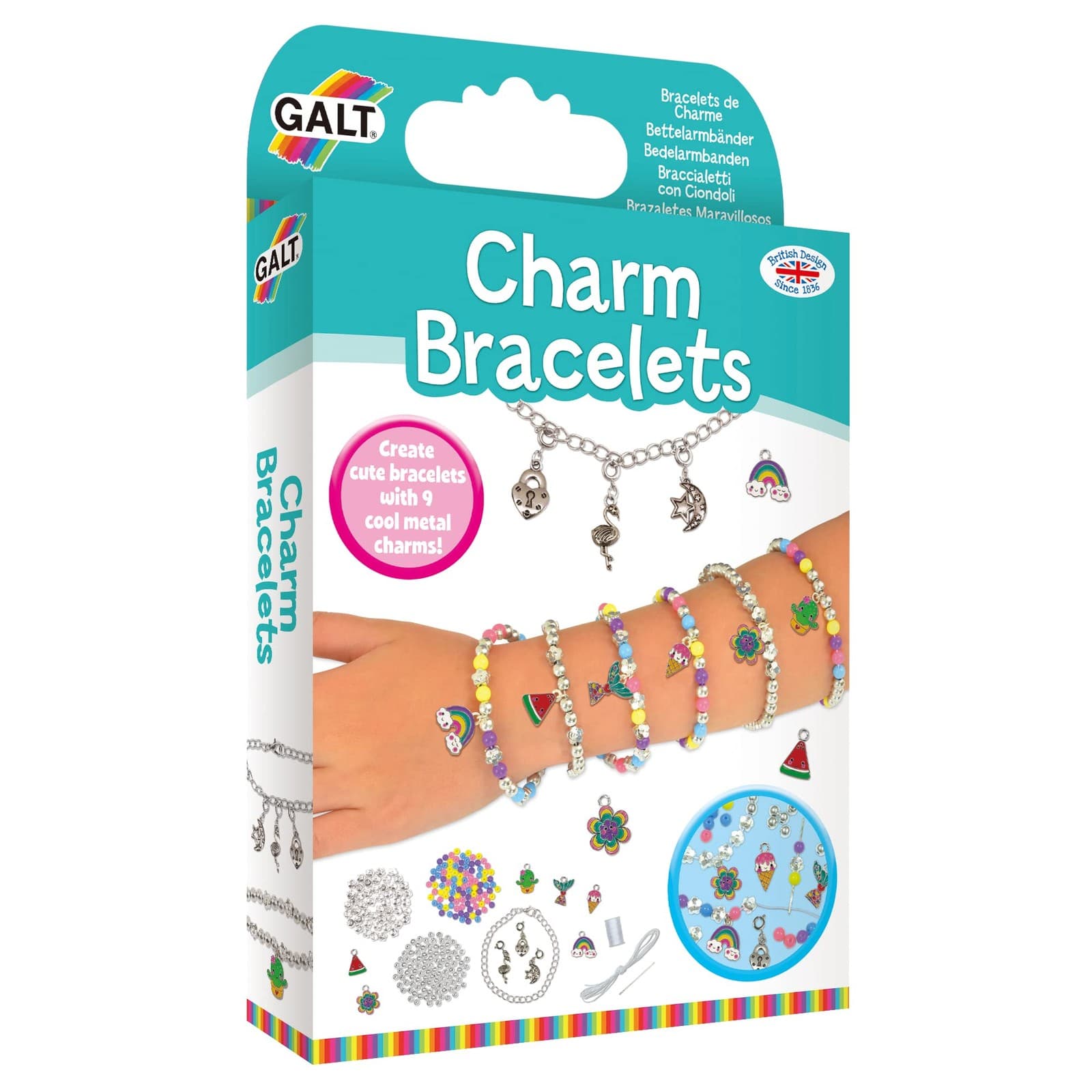 Galt Charm Bracelets - Fun Taille de boîte: 15,5 x 3,5 x 26,5 cm| Multi-color