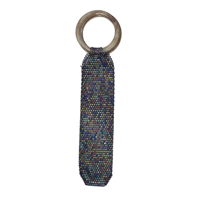 Unique Rhinestones Patterned Gift Pouch Designed For Wine And Cosmetics Storage