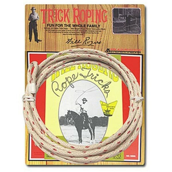 15-foot Will Rogers Roping Kit -100% Cotton Western Stage Props Lasso Trick Rope