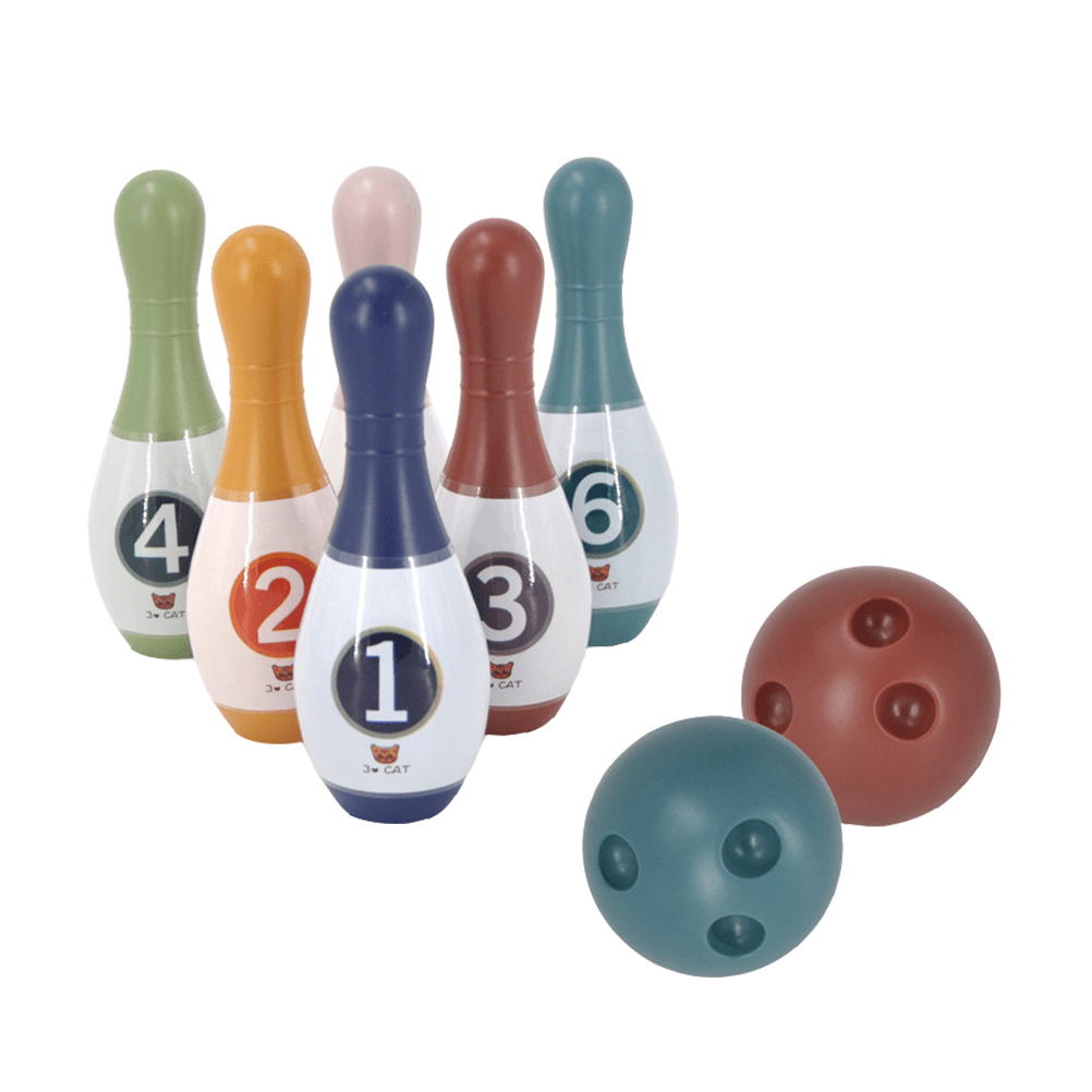 3 Sets Kid Bowling Toy Interactive Bowling Toy Indoor Sports Kit