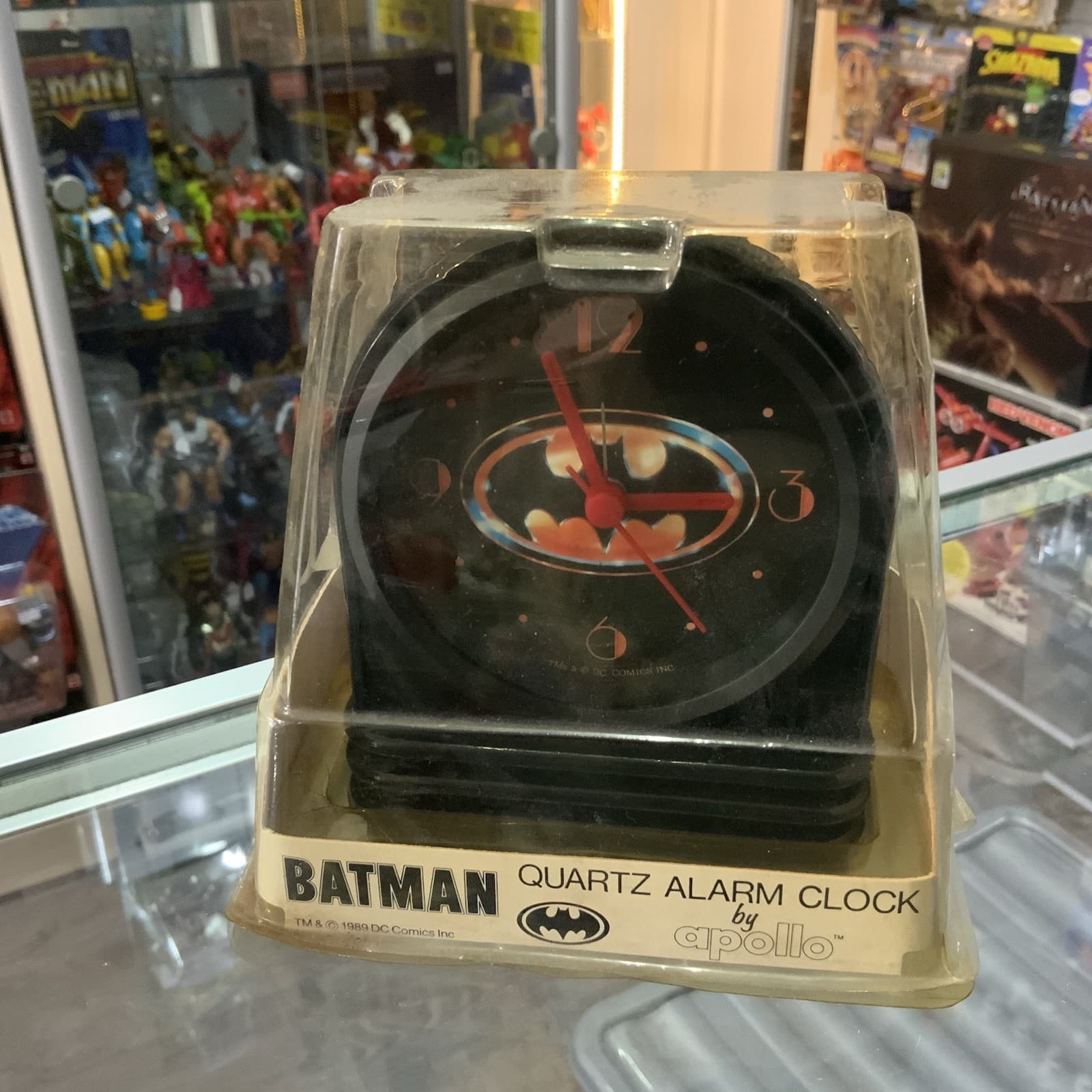 Batman 1989 Quart Alarm Clock By Apollo DC Universe DCU Vintage Retro Unused