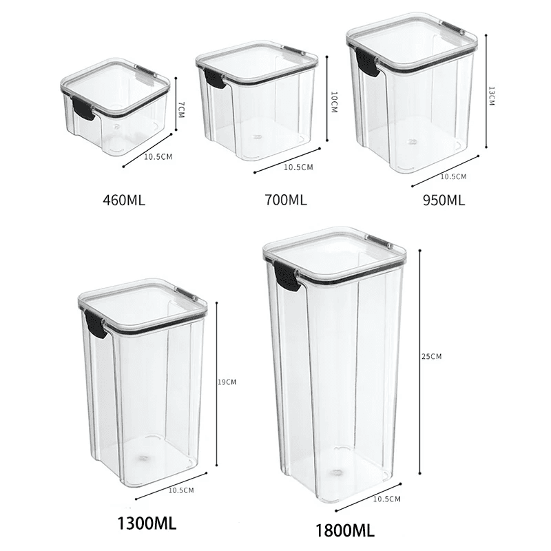 Sealed Jars Kitchen Grain Storage Organizer Large Tank Plastic Moisture-Proof St