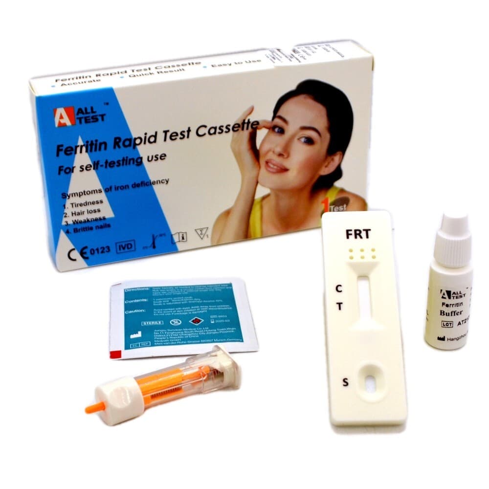 3 x Easy Anemia Test Iron Deficiency Anaemia Ferritin in Blood Home Test