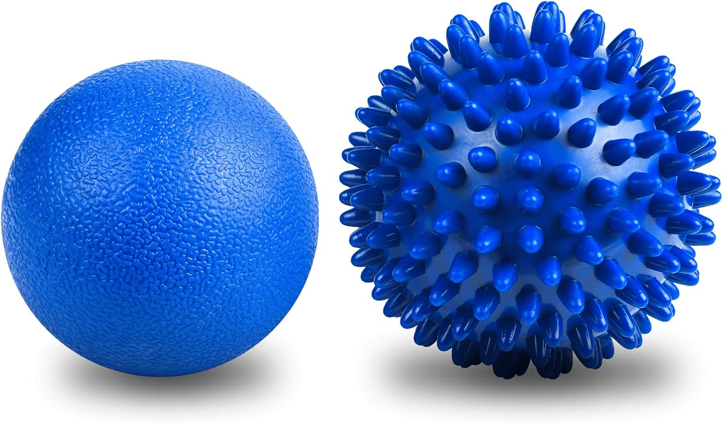 Spiky Massage Ball Set| 2 Pack Physical Therapy Massage Balls Hard Lacrosse Ball