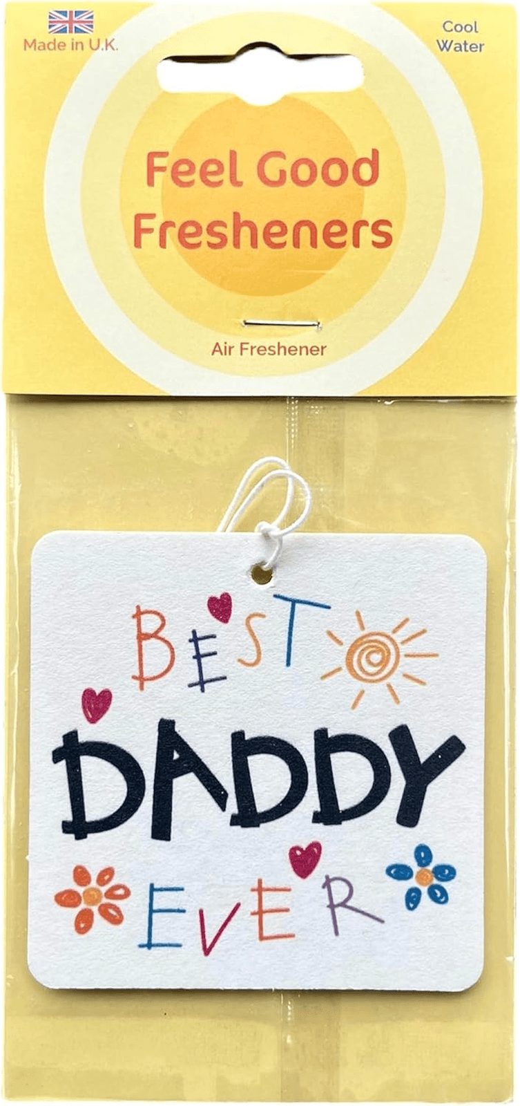 Best Daddy Ever Message on Hanging Air Freshener - Fun Father'S Day/Birthday Gif