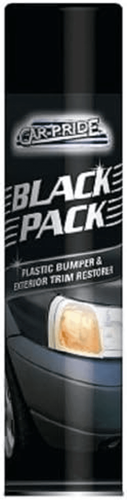 Carpride 300ml Black Pack Bumper and Trim Restorer Spray Can