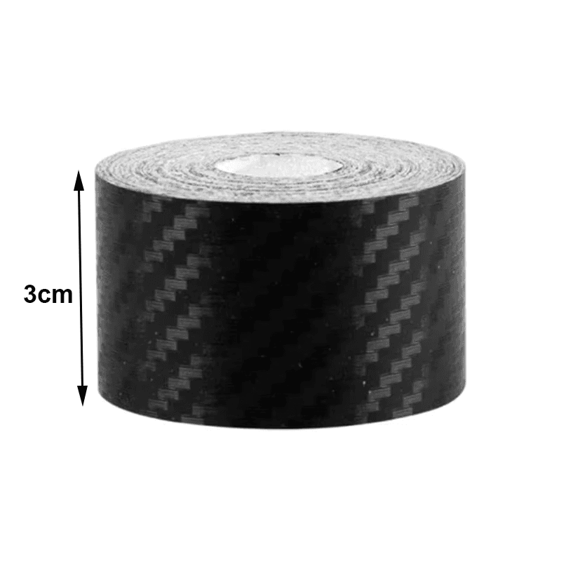 1-10M Car Door Edge Anti-Scratch Tape Black 3D Nano Carbon Fiber Universal Car S