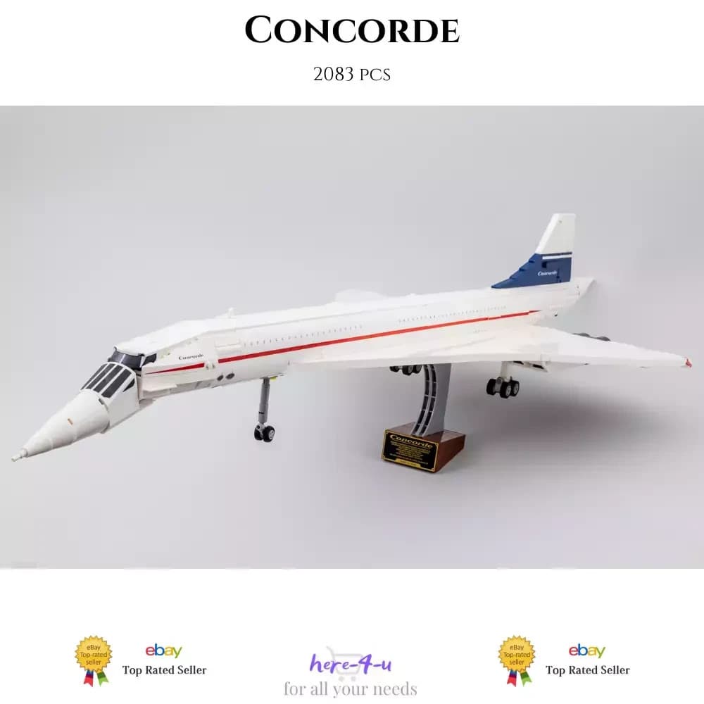 Build Blocks icons - Concorde | 2083pcs (10318) High Quality ABS Plastic Kit