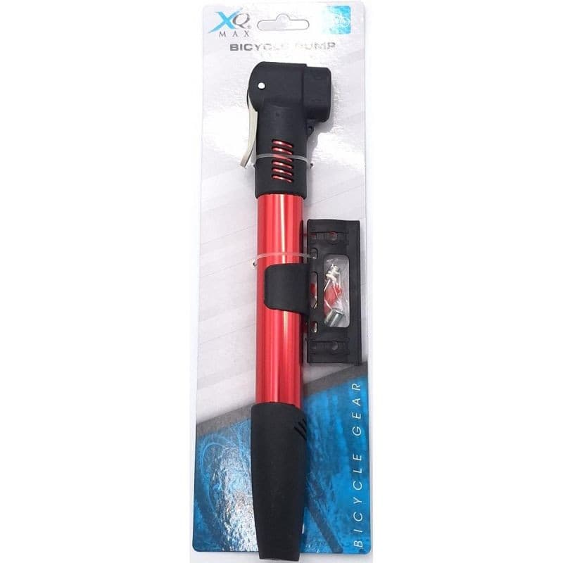POMPKA ROWEROWA MINI ALU XQMAX CZERWONA - N/A XQMAX