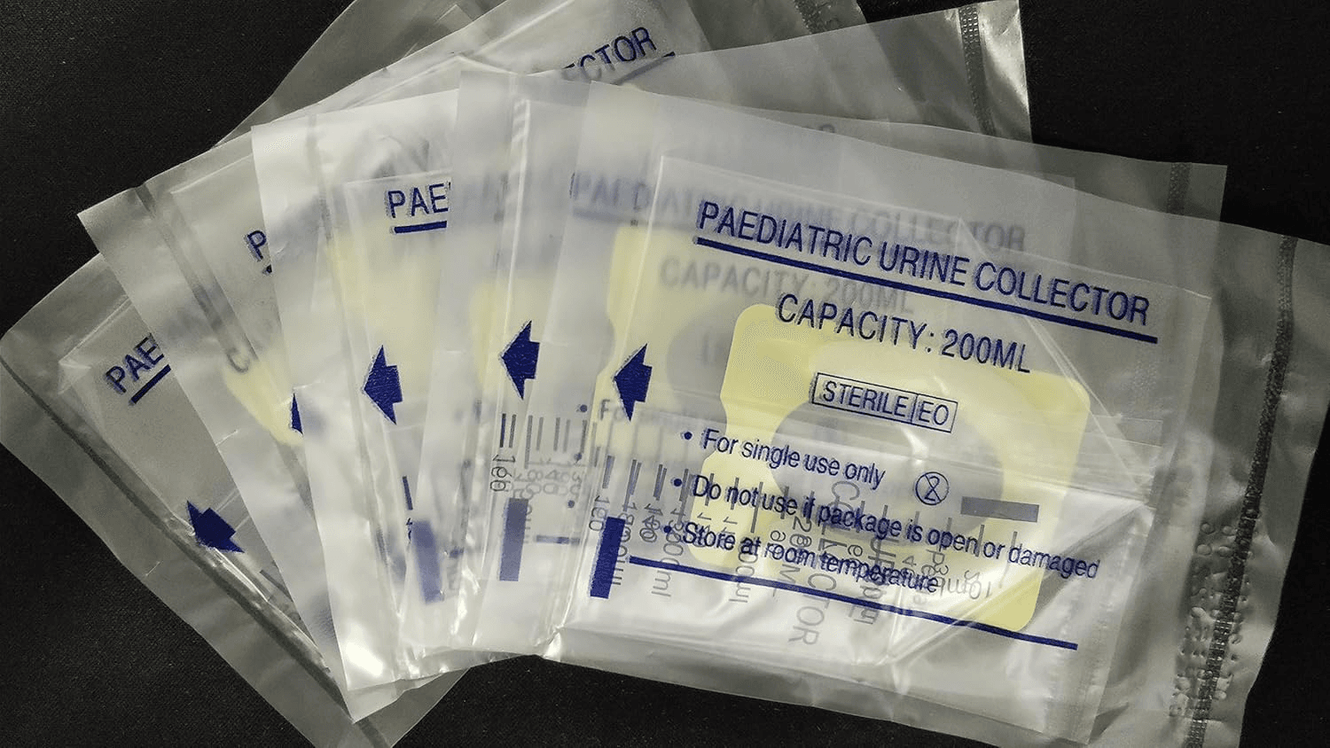 Paediatric Urine Collection Bags 200Ml (Sterile) X 5 [Baby/Infants / Toddler/Kid view 2