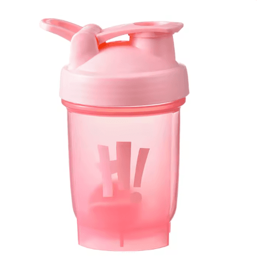 Protein Shaker Bottle 350Ml with Mixball Plastic Workout Water Bottle Leakproof