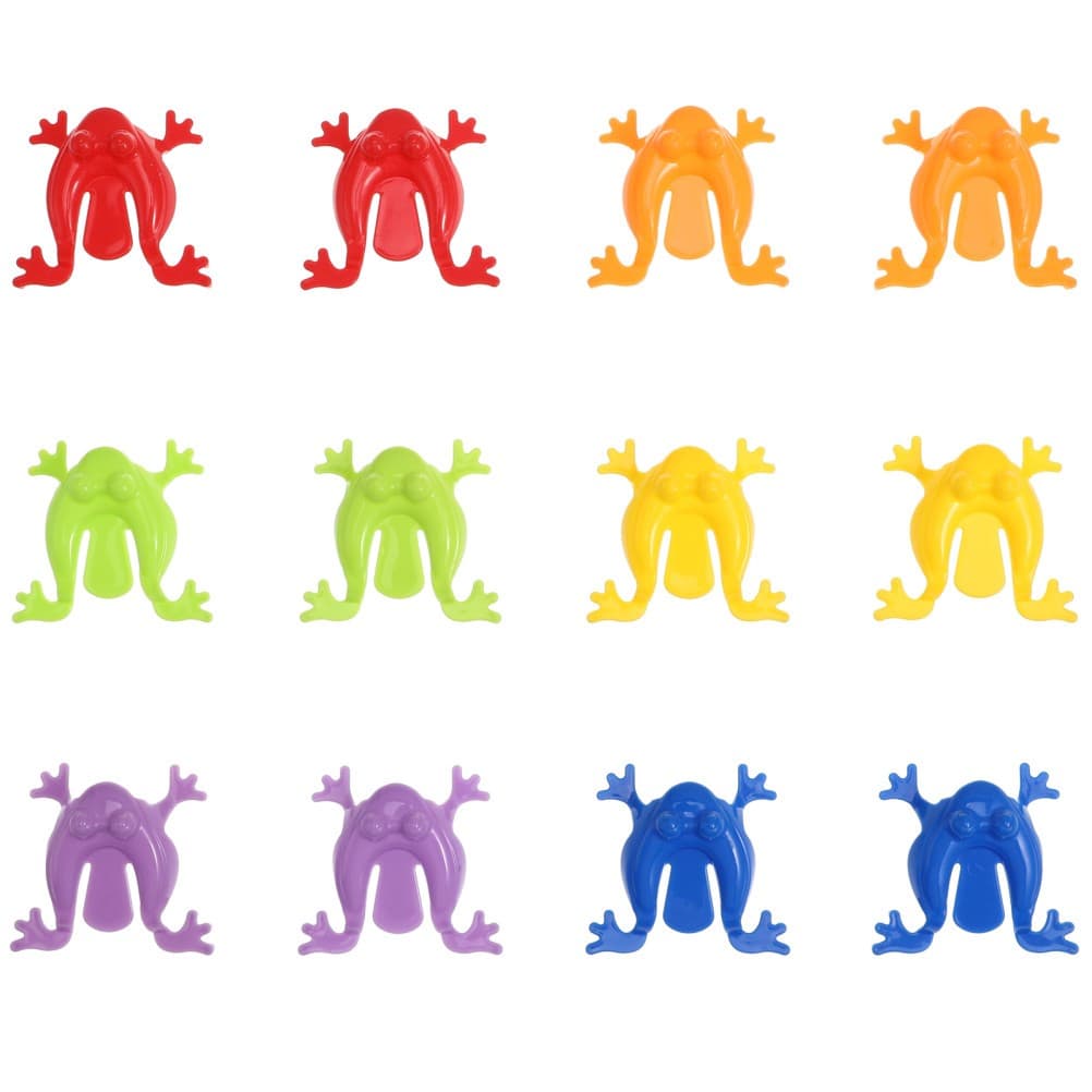 4 Pack Small Toys for Kids Prizes Frog Party Bag Fillers Jumping