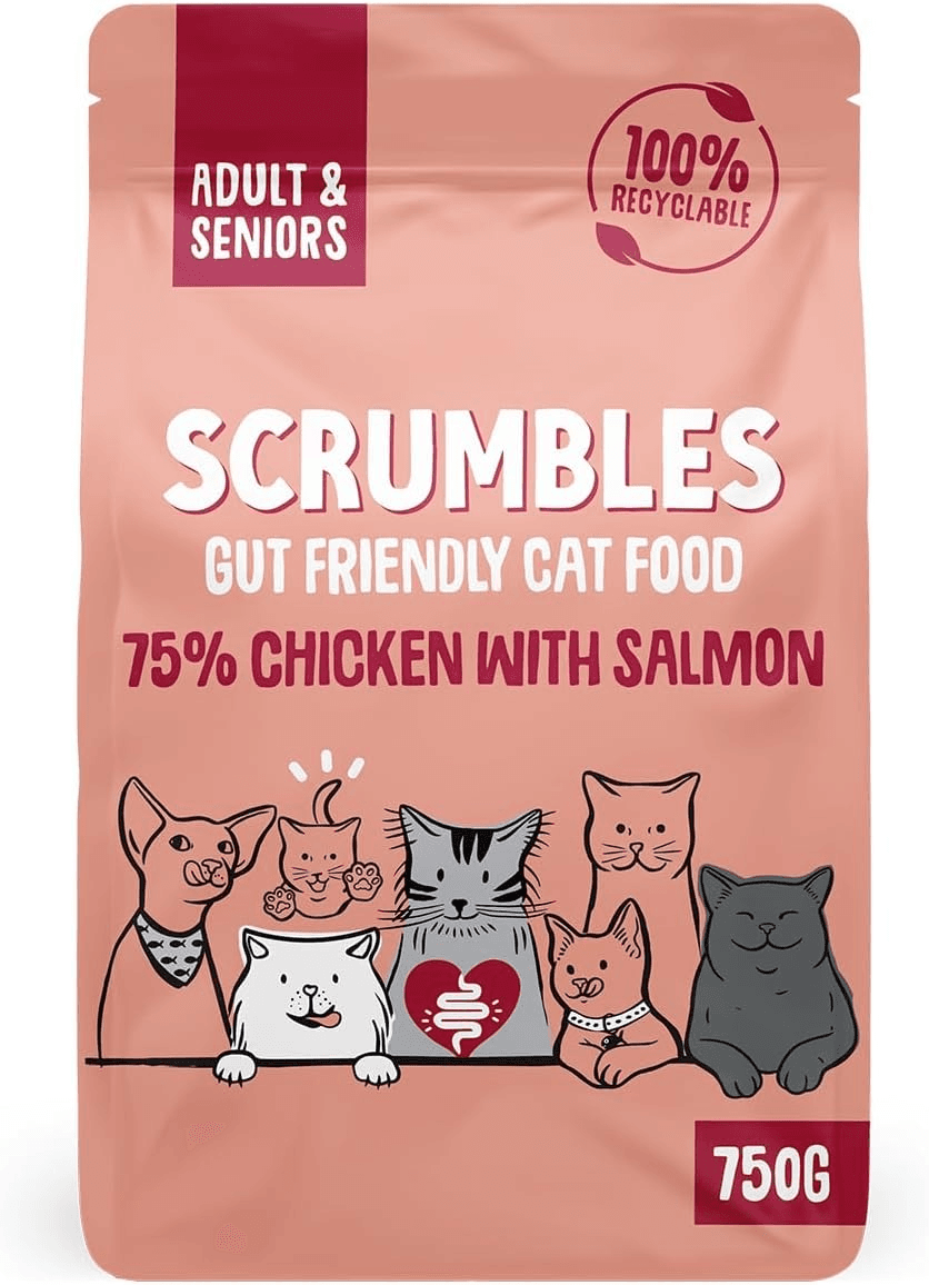 All Natural Dry Cat Food with 75% Chicken and Fresh Salmon| High Protein Food fo