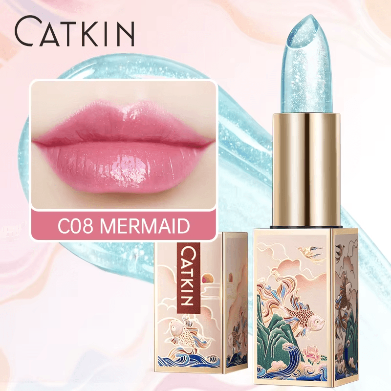 CATKIN Lip Balm Moisturizer Repair Lip Skin Pink Transparent